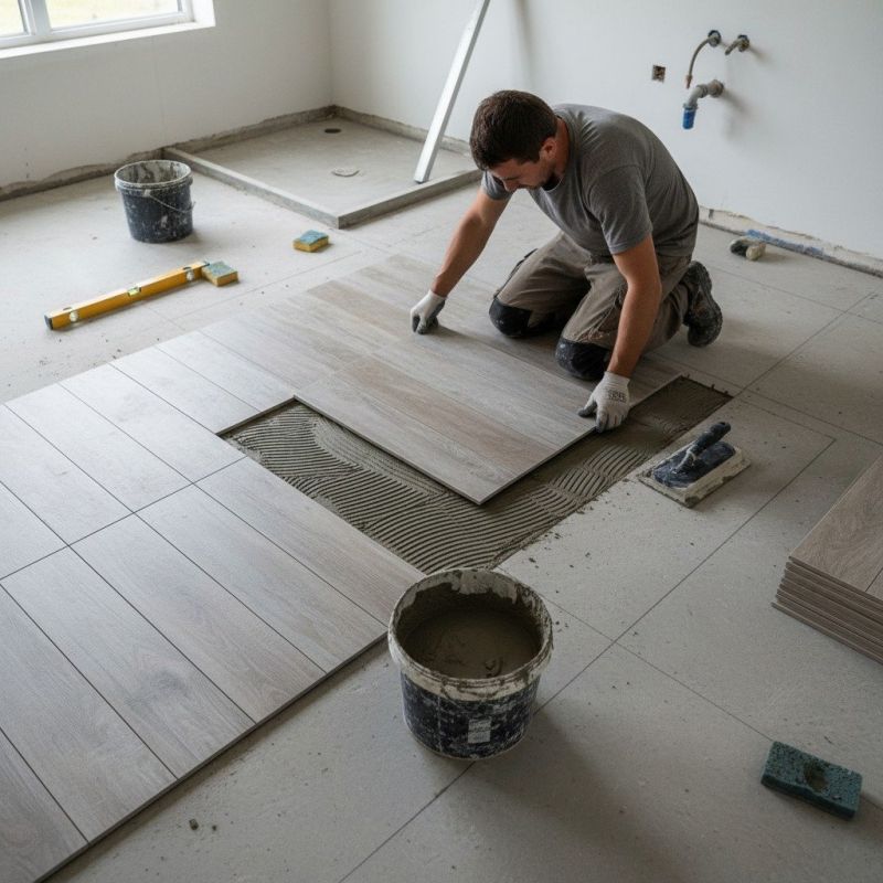 Cement Floor Installation