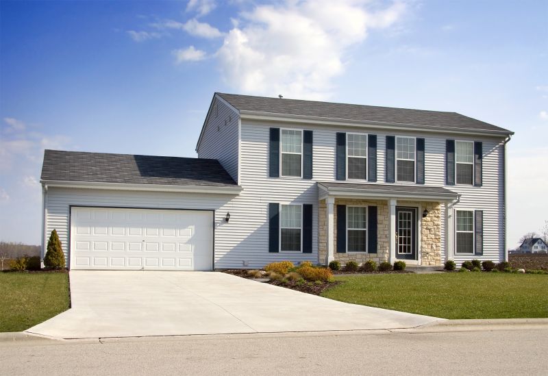 Plain Concrete Driveway